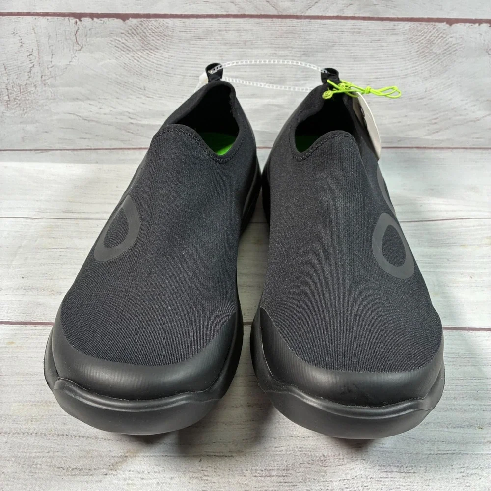 OOFOS OOmg Sport Recovery Shoes Mens 12 Black Slip On Sneakers OOfoam 5085 New